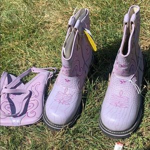 Purple Roper Boots